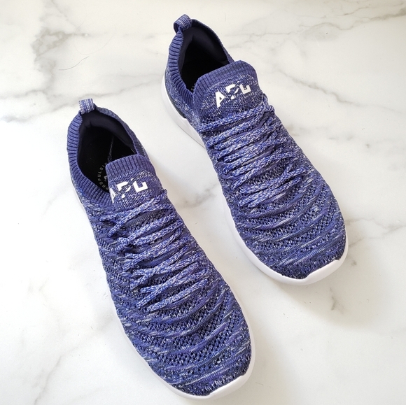 APL Techloom Knit Wave Shoe Sneaker Purple Blue Size 9.5 - Picture 9 of 9